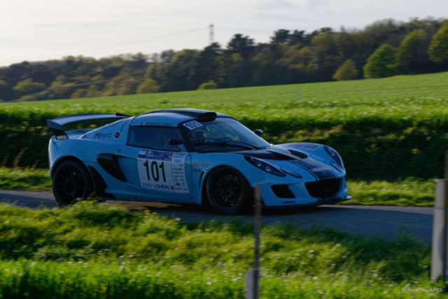 Laurent CORBINEAU 2e du rallye régional sur la Lotus Exige Cup 260 numéro 101 dans le groupe F RGT et 1er en classe GT10