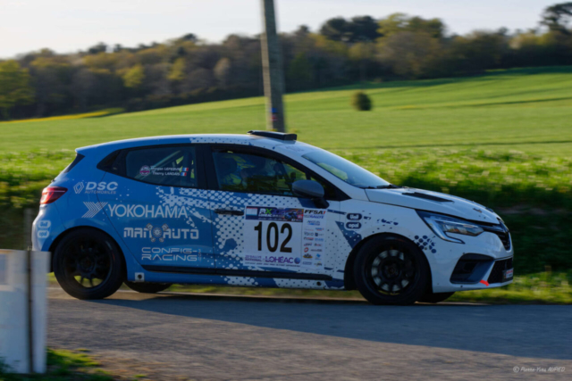 Thierry LANDAIS termine 1er sur la Renault Clio 5 RS Line numéro 102 dans le groupe F RC4 et 1er en classe Rally4