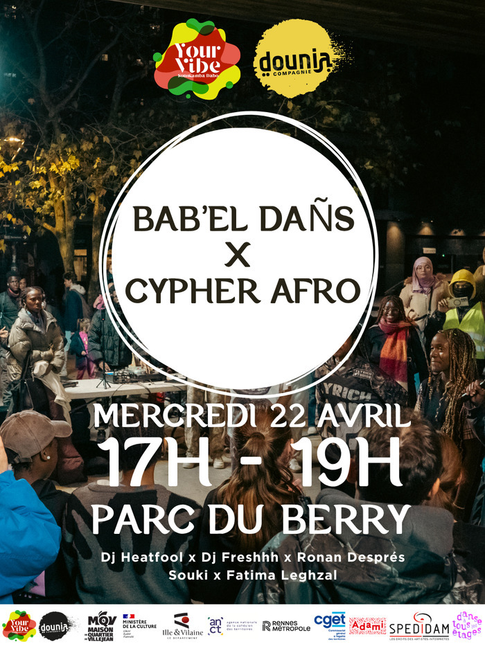 Bab&rsquo;el Dañs X Cypher Afro, Parc du Berry, Rennes