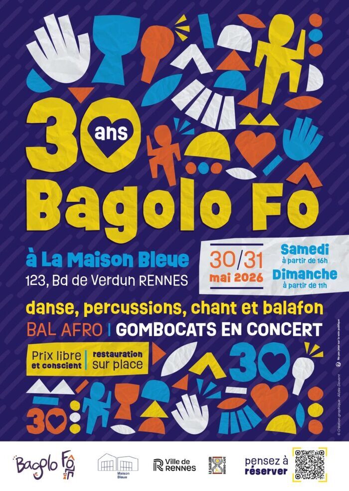 Bagolo Fô fête ses 30 ans Maison Bleue Rennes