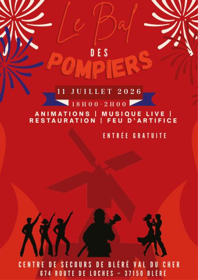 Bal des Pompiers Rue de Loches Bléré 2026-07-11