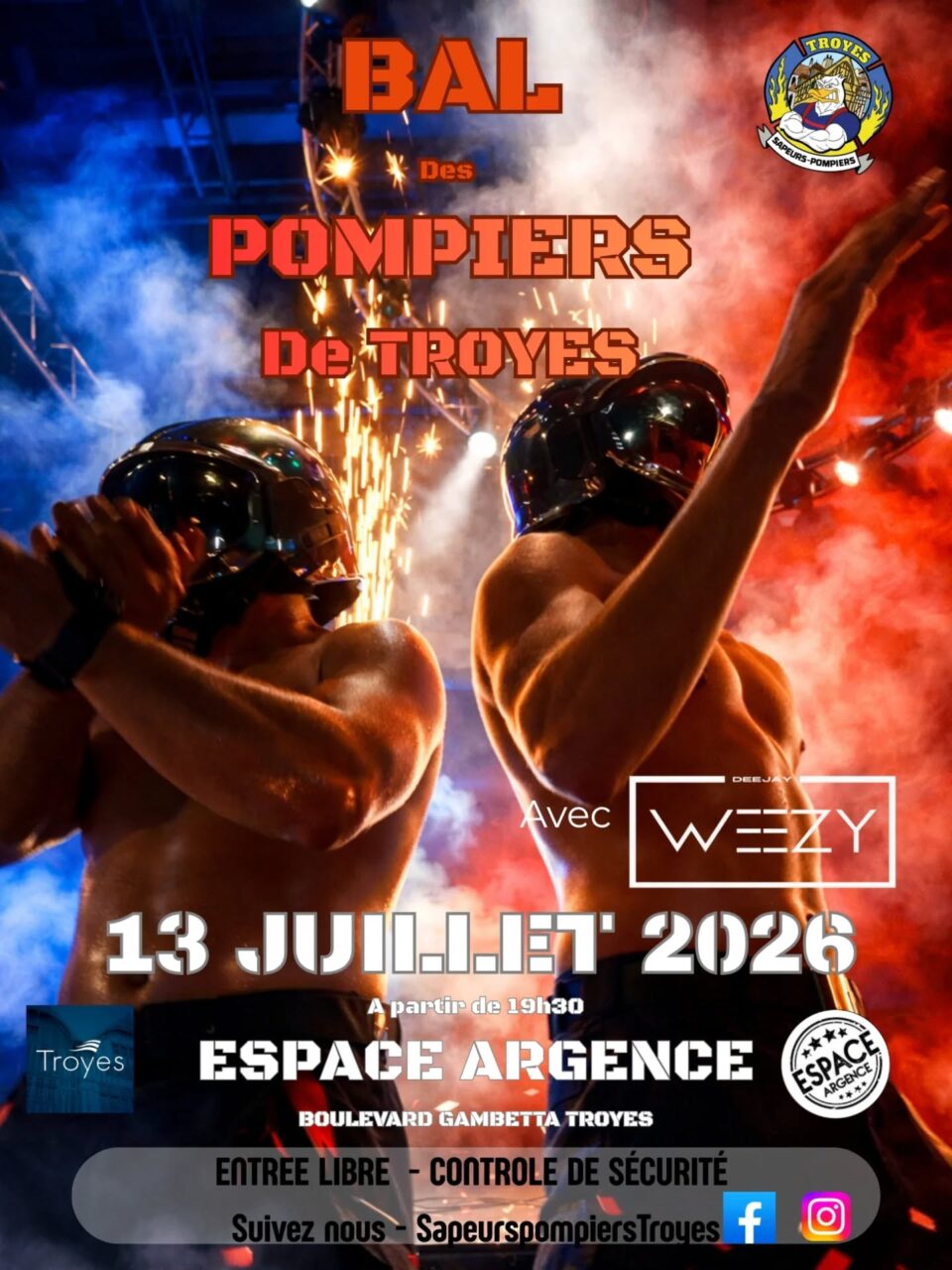 Bal des Pompiers de Troyes  Troyes
