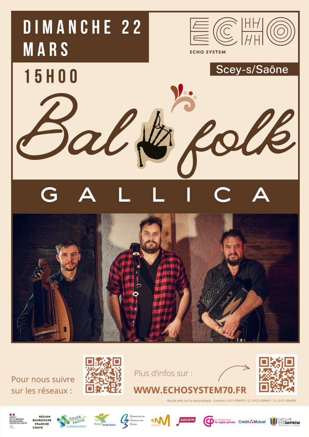 Bal Folk #2 avec Gallica ZA l&rsquo;Ecu Scey-sur-Saône-et-Saint-Albin