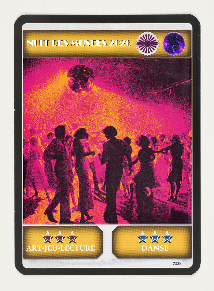 Bal littéraire sur le dance-floor du Musée de la Carte à Jouer Musée français de la carte à jouer Issy-les-Moulineaux