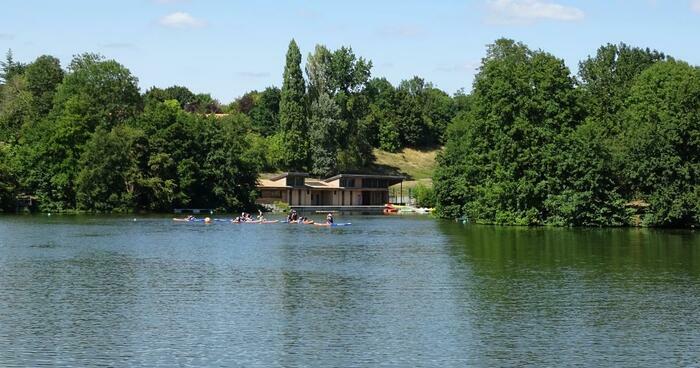 Balade à vélo au Lambon, Base de loisirs du Lambon, Prailles-la-Couarde