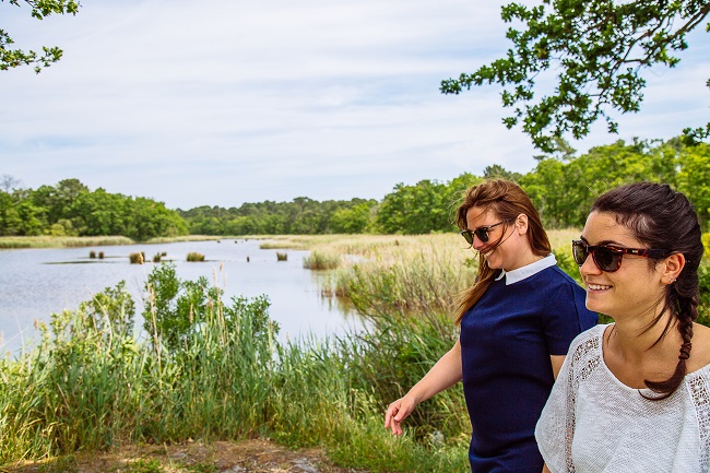 Balade commentée à Saint Brice Parking du plan de baignade de St Brice Arès 2026-09-25