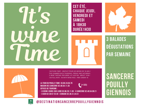 Balade-dégustation It's Wine Time dans un lieu insolite  Saint-Satur 2026-07-02