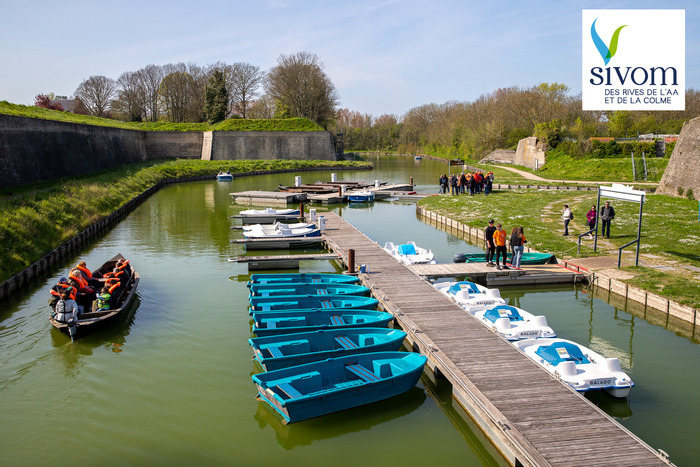 Balade en autonomie autour des fortifications de Gravelines Embarcadère Vauban Promenade Gravelines