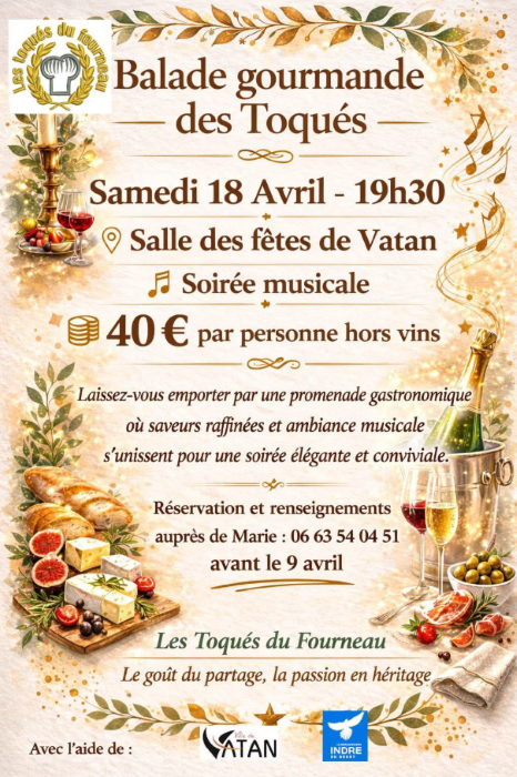 Balade gourmande des Toqués  Vatan