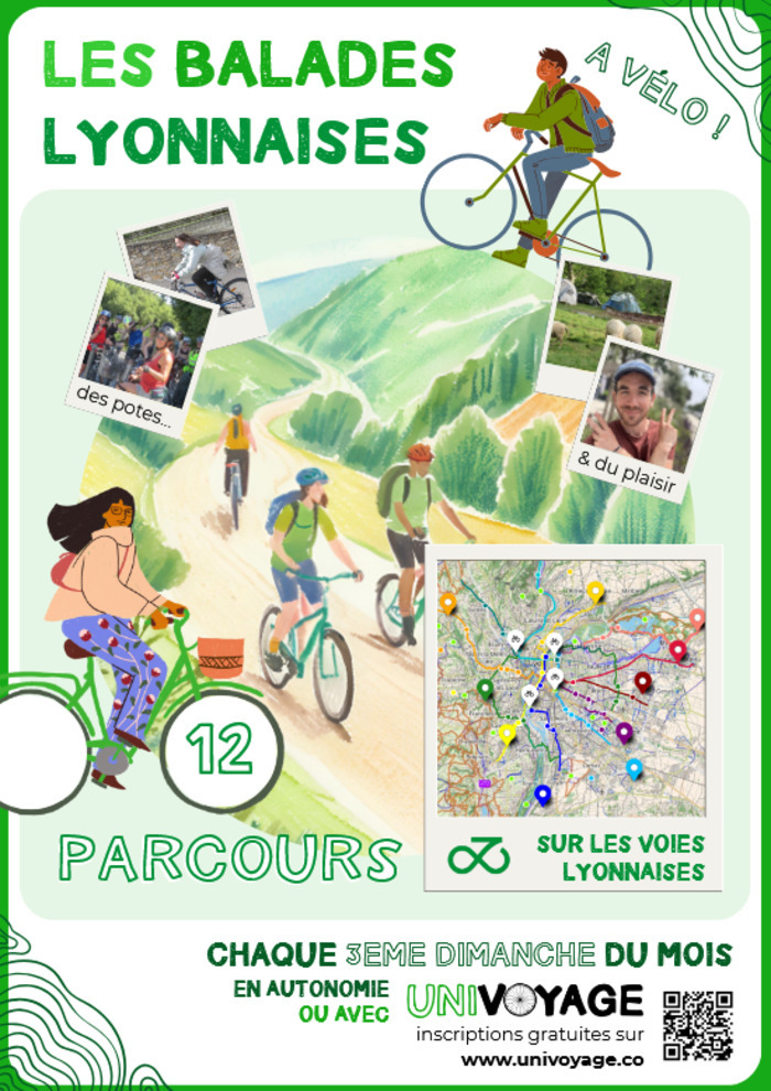 Balade Lyonnaise – Grand tour de Lyon à vélo, Ville de Lyon,