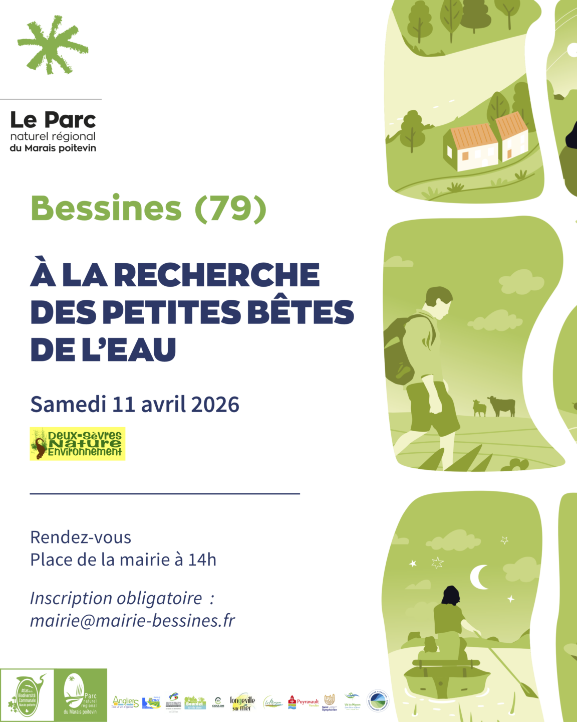 Balade nature A la recherche des petites bêtes de l’eau à Bessines  Bessines