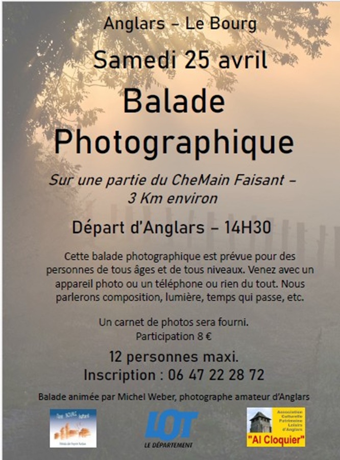 Balade photographique à Anglars le Bourg Anglars 2026-04-25