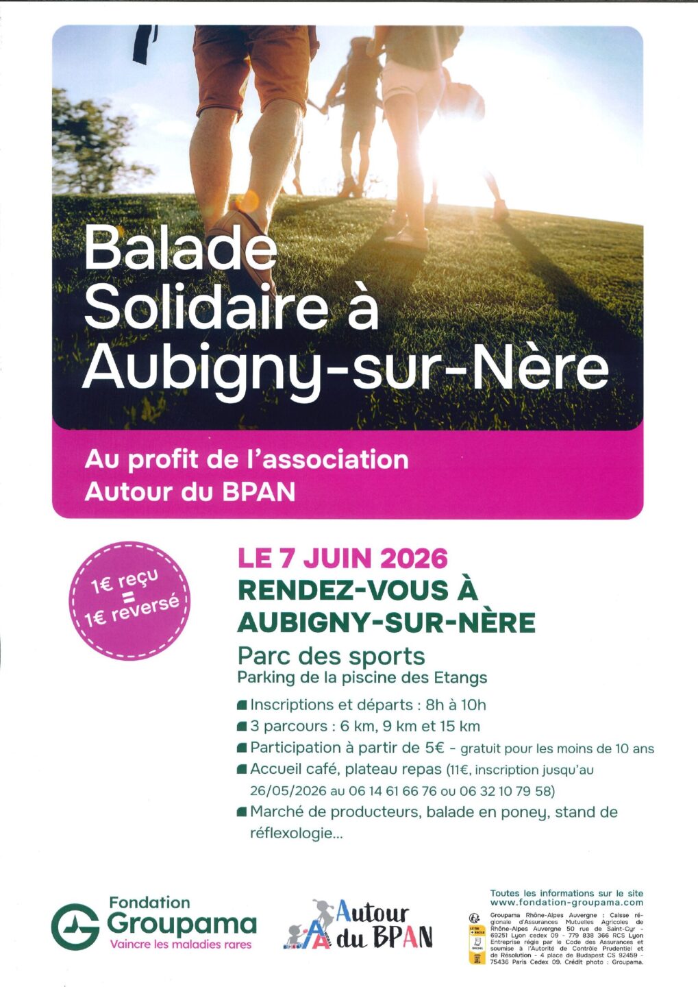 Balade solidaire  Aubigny-sur-Nère