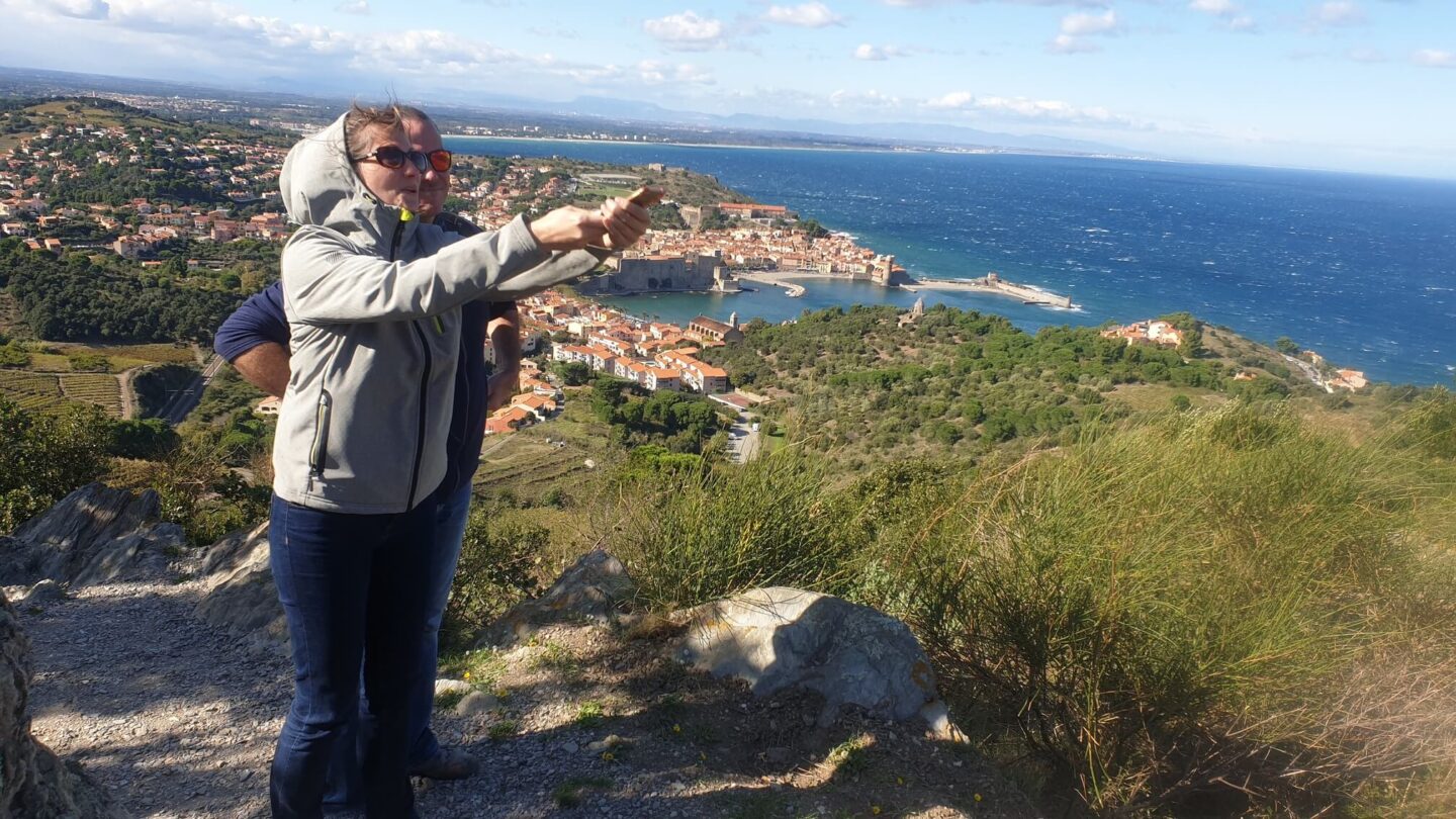 BALADE VINOHRANDO DANS LES VIGNES OENOTOURISME ! Collioure