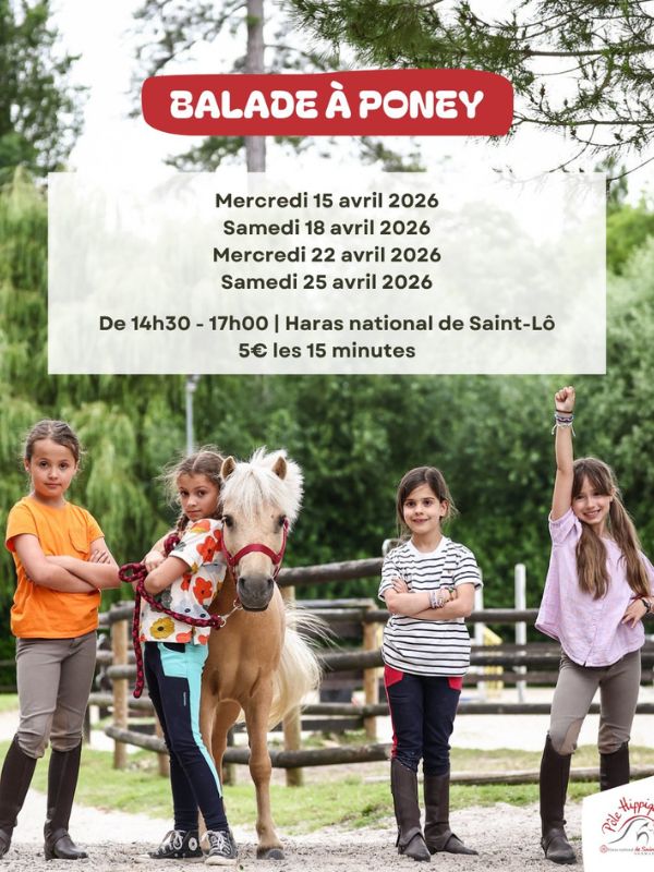 Balades à poney  Saint-Lô