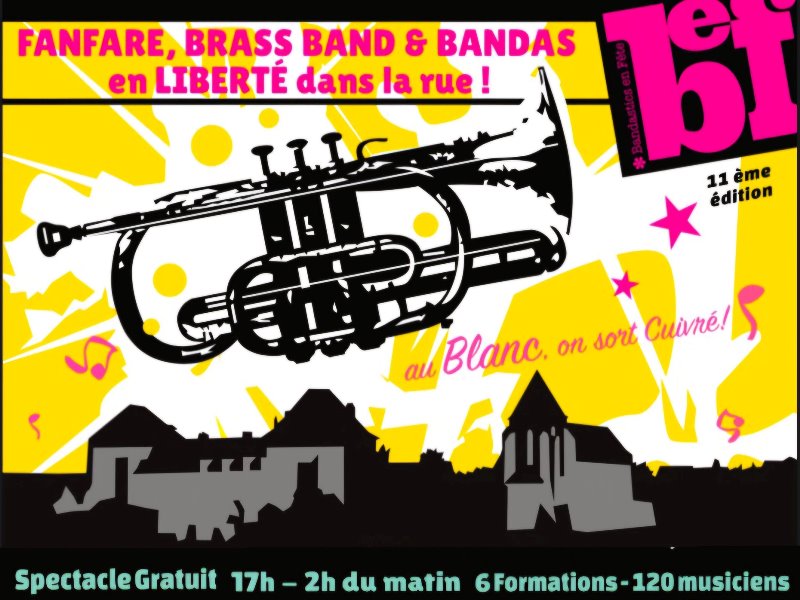 Bandastics en fête Place de la libération Le Blanc 2026-07-04