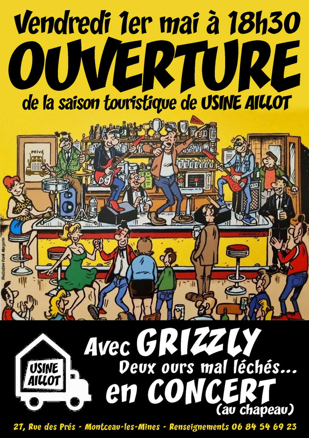 Bar Aillot ouverture de la saison de la Galerie du Camion Ancien Bar Aillot Galerie du Camion Ancien Montceau-les-Mines