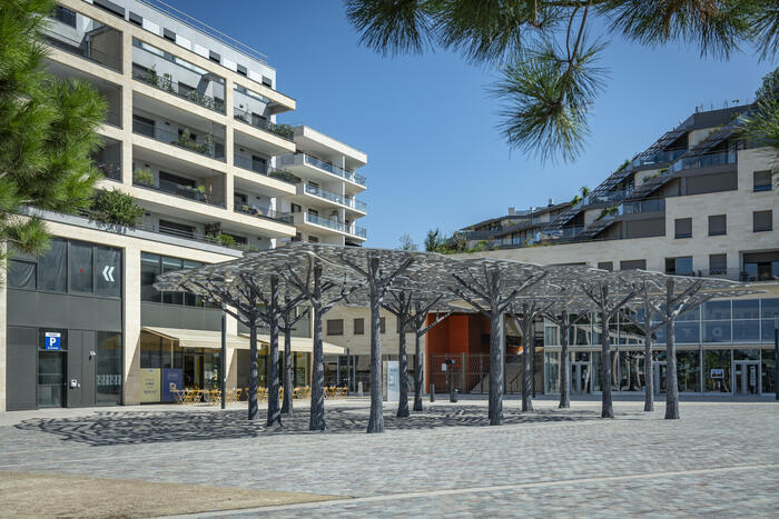 Bastide-Benauge quartier avec vue Groupe scolaire de la Benauge Bordeaux