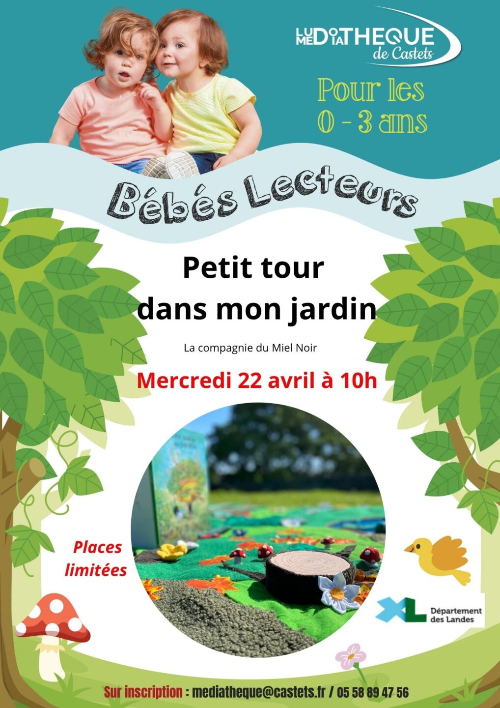 Bébés lecteurs Espace Emile Vignes Castets
