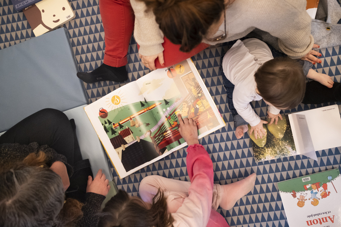 Bébés lecteurs, Médiathèque Elsa-Triolet, Saint-Étienne-du-Rouvray