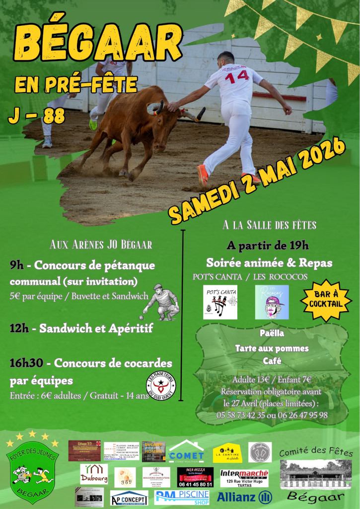 Bégaar en pré-fête  Bégaar