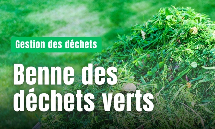 Benne des déchets verts, Centre Technique Municipal, Lezennes