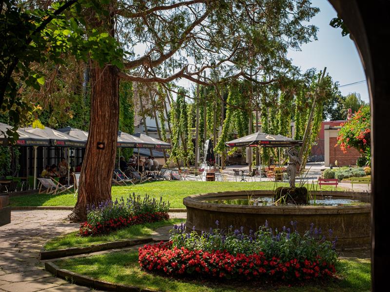 Biergarten à la Villa Meteor  Hochfelden