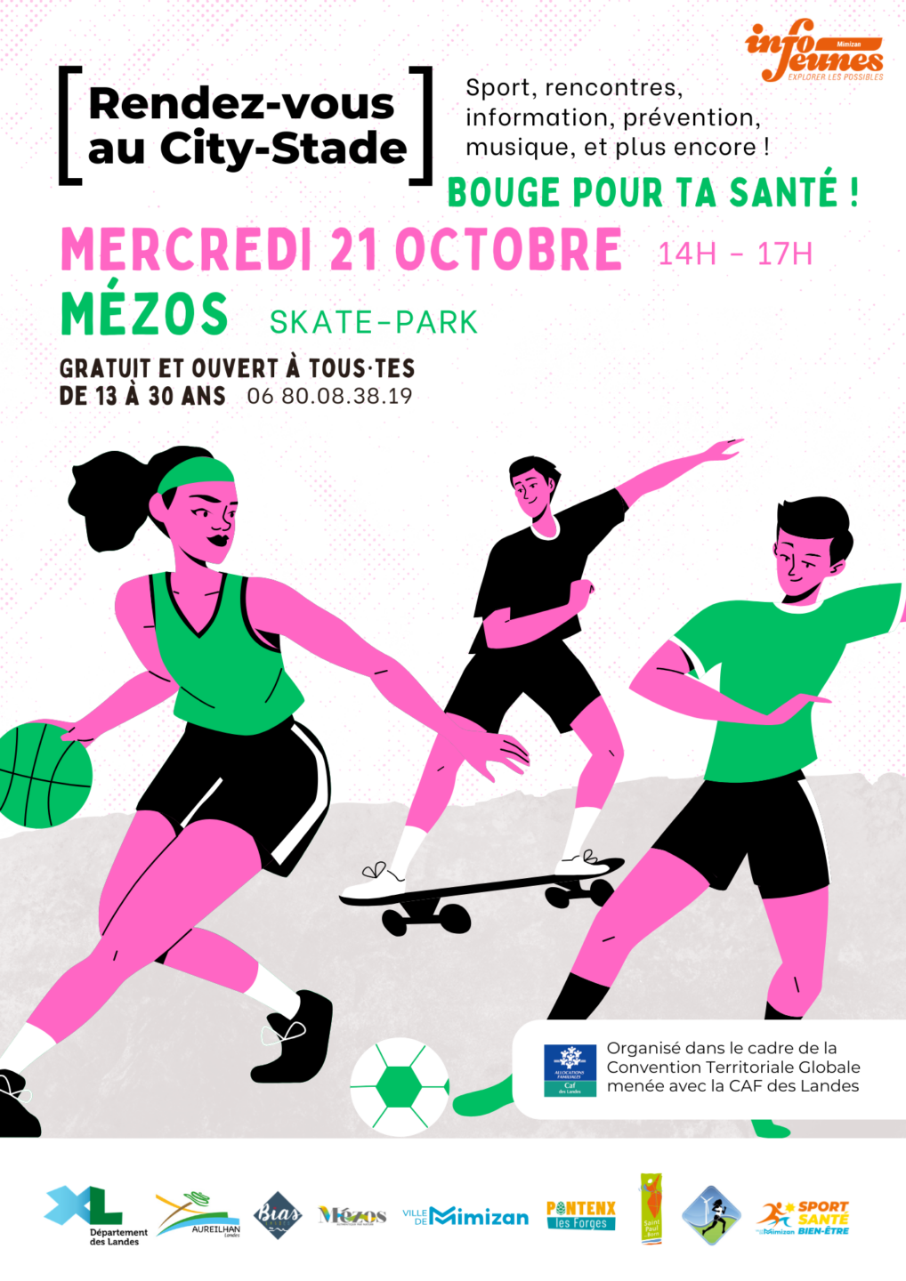 Bouge pour ta santé SKATE PARK Mézos 2026-10-21