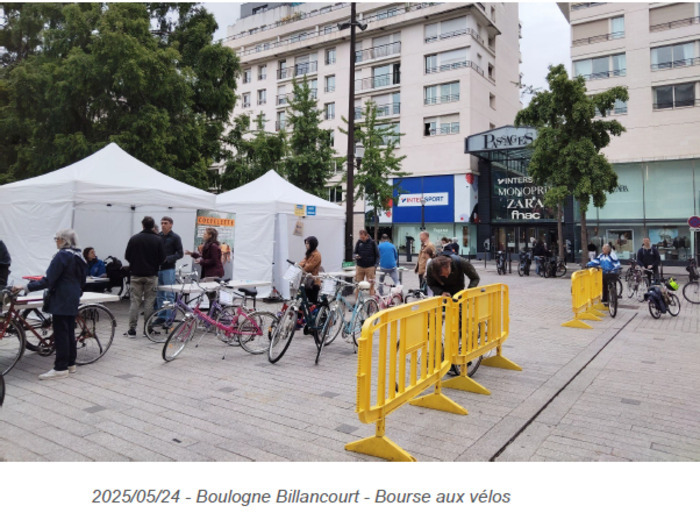 Bourse aux vélos Grand' Place Boulogne Billancourt Boulogne-Billancourt