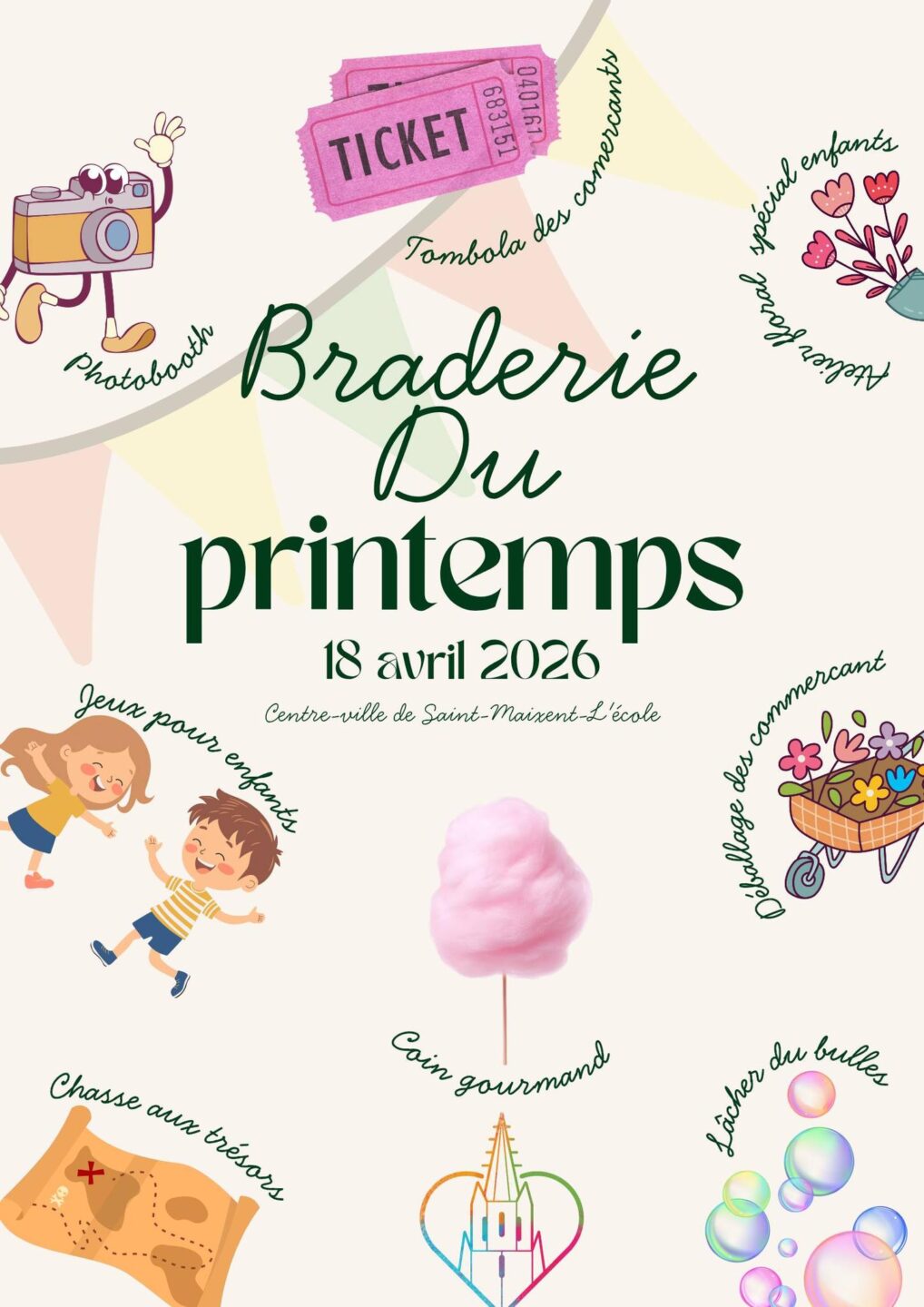 Braderie du Printemps rue chalon Saint-Maixent-l&rsquo;École