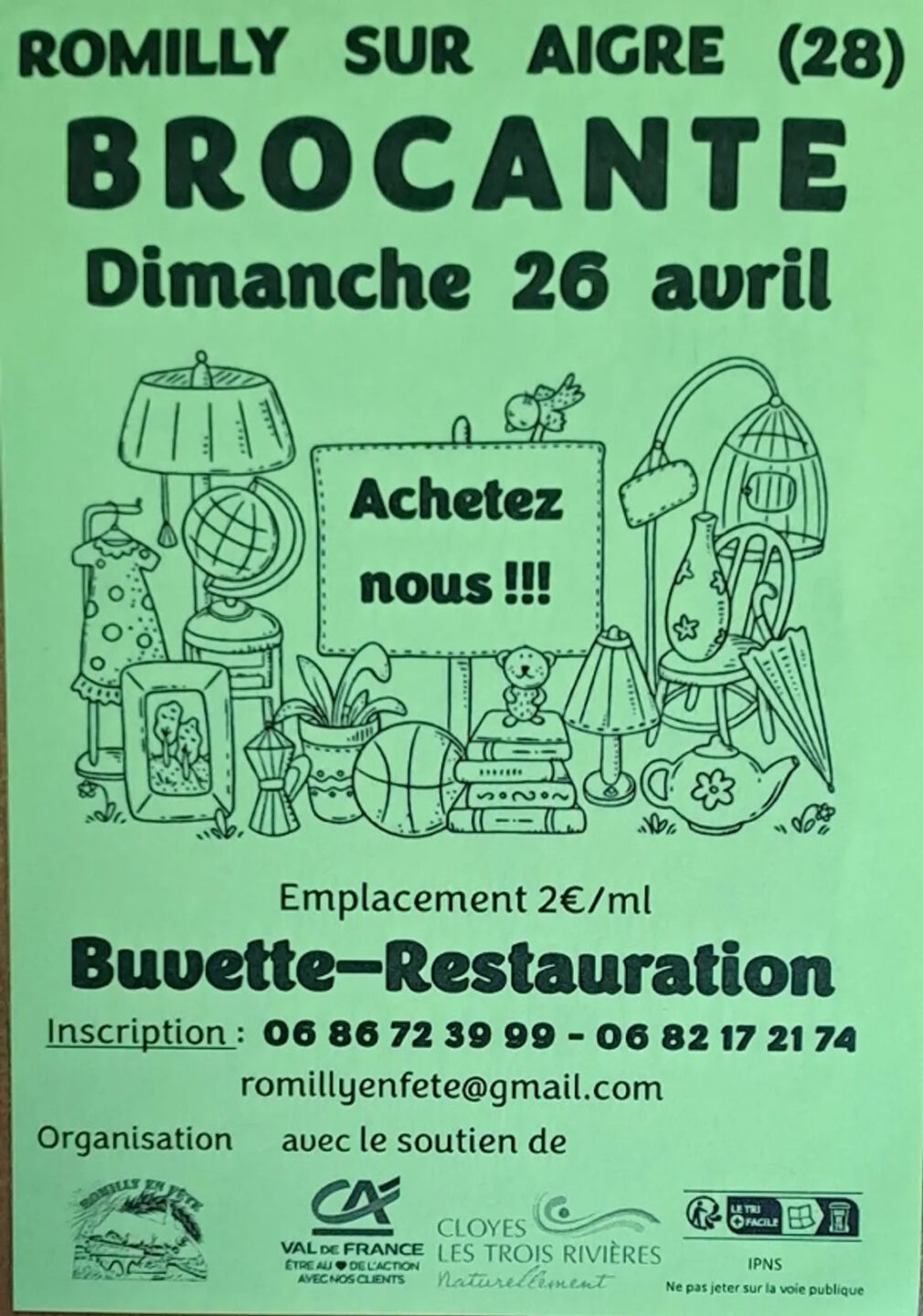 Brocante  Cloyes-les-Trois-Rivières
