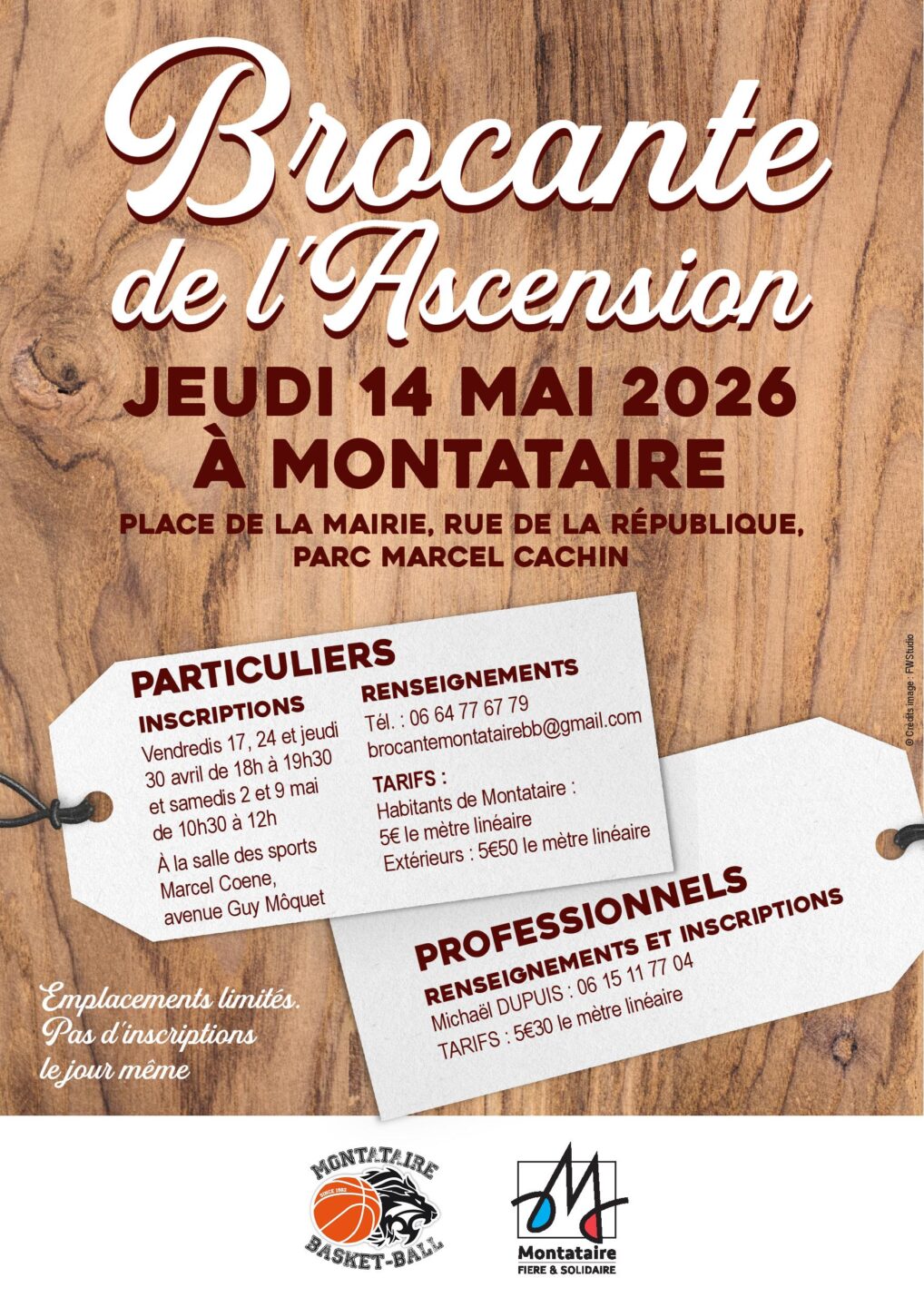 Brocante et braderie de l&rsquo;Ascension de Montataire  Montataire