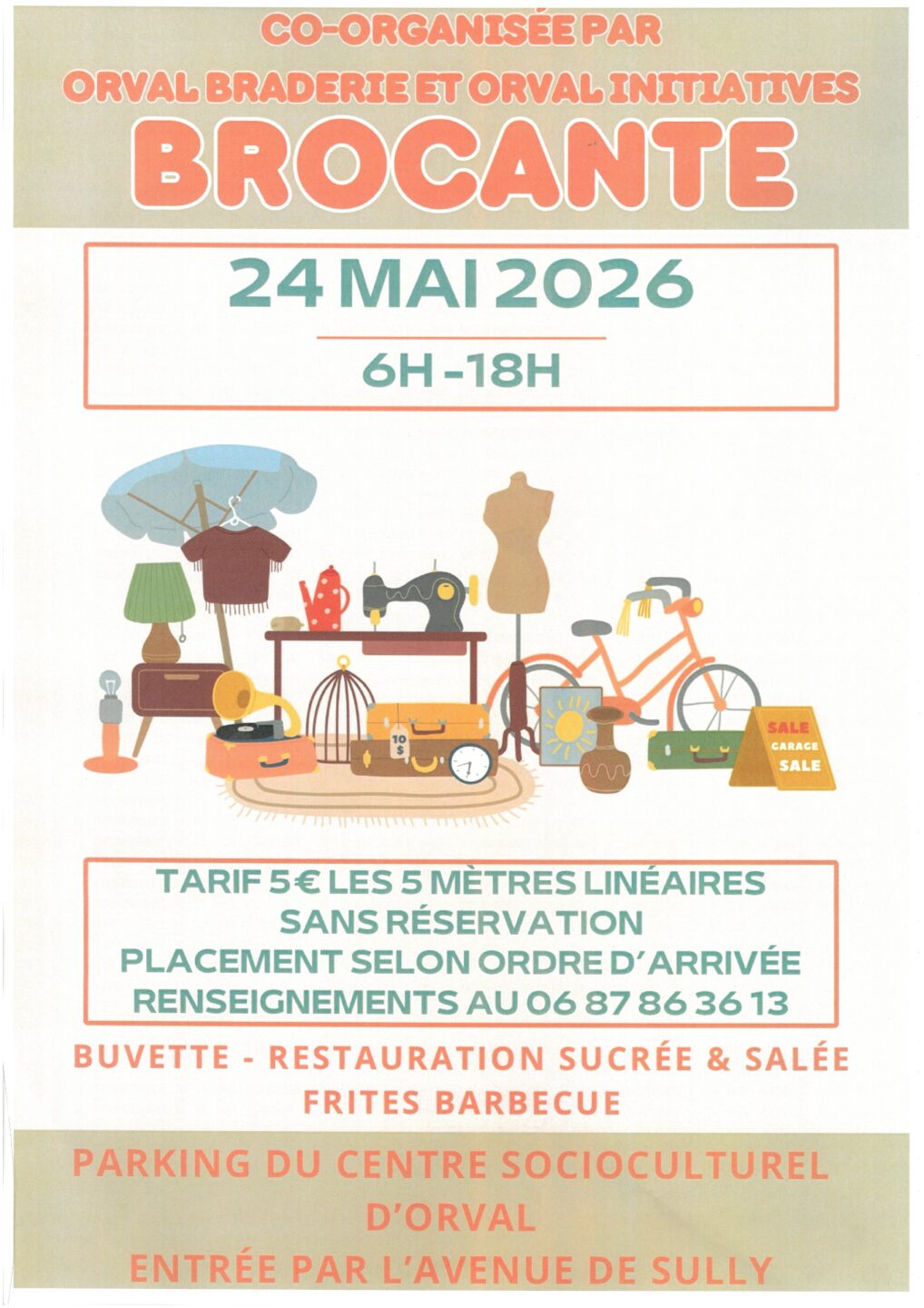 Brocante Orval Avenue de Sully Orval 2026-05-24