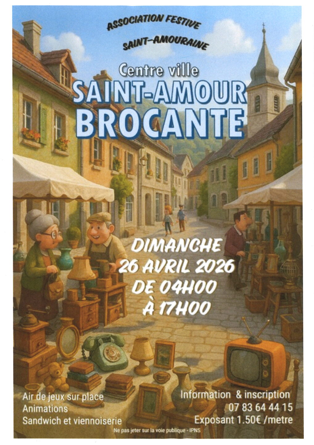 Brocante Centre-ville Saint-Amour 2026-04-26