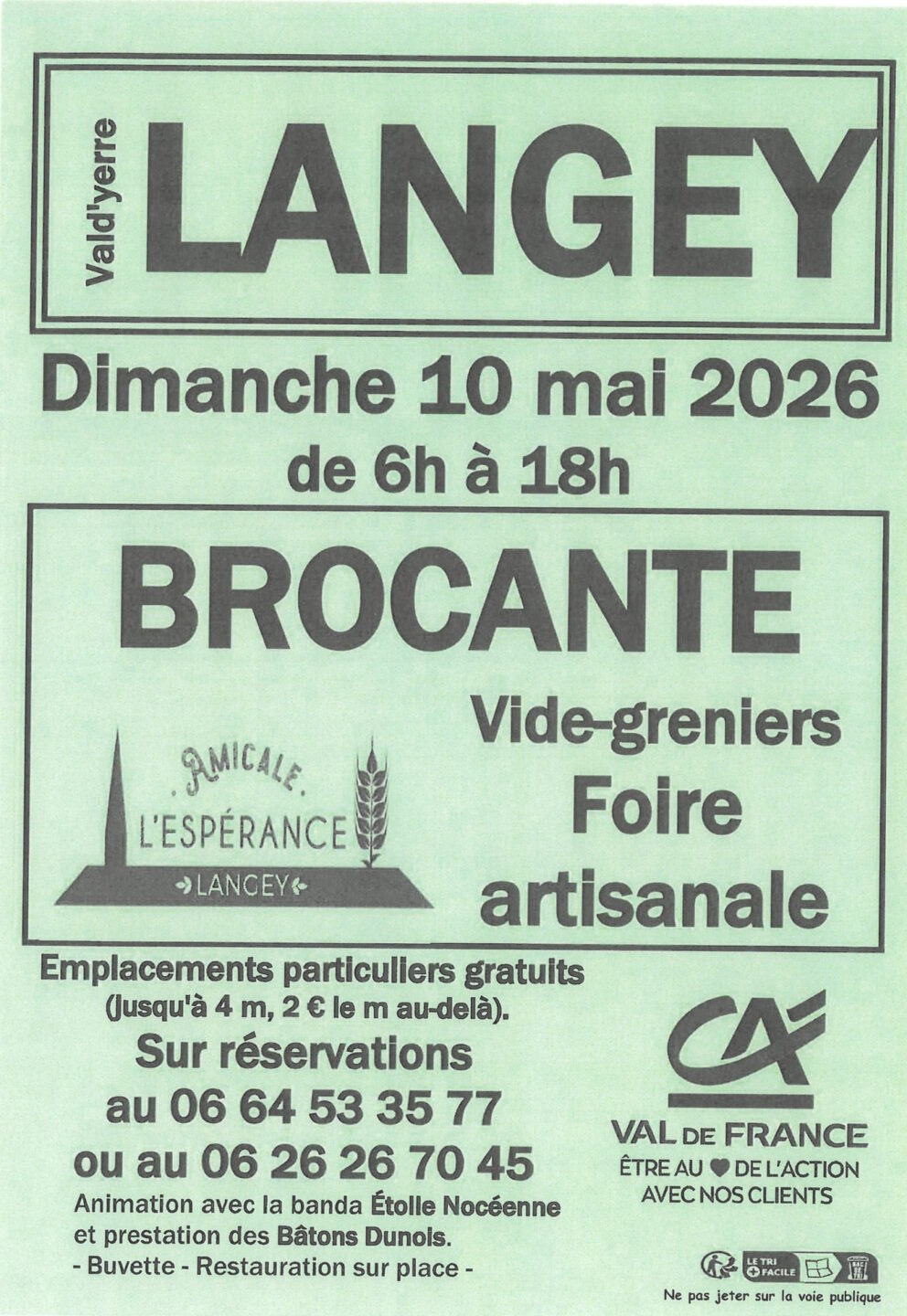 Brocante, Vide-Greniers et Foire Artisanale  Vald&rsquo;Yerre