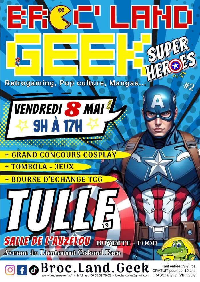 Broc'Land Geek Salle Auzelou Tulle