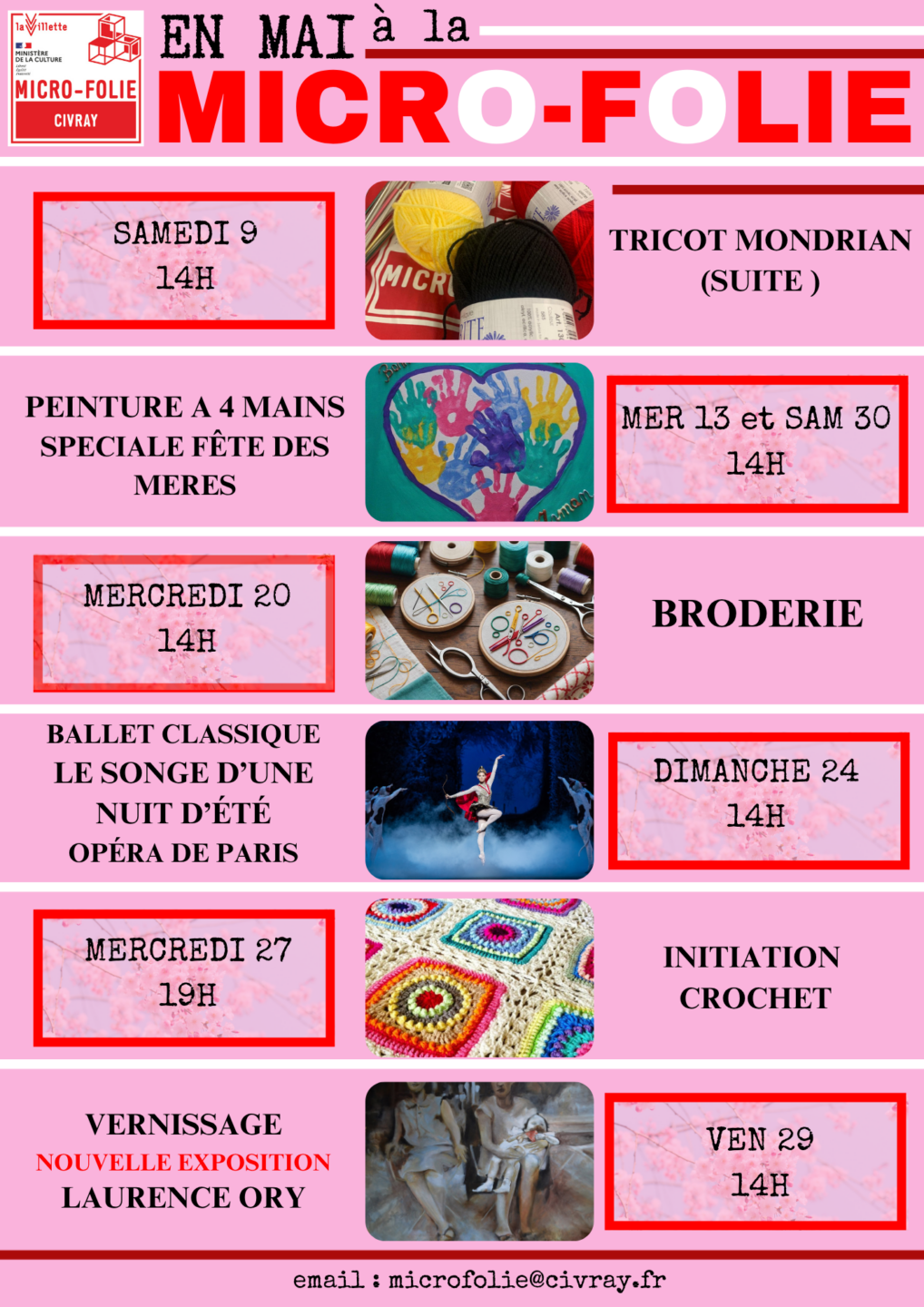 Broderie Micro Folie Civray