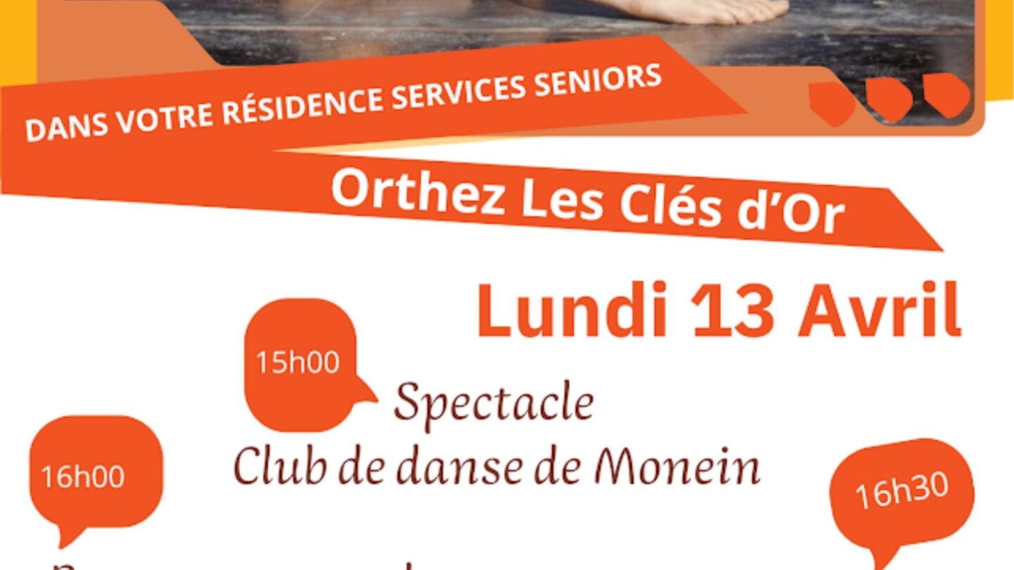 Ca marche, ça danse Domitys Orthez