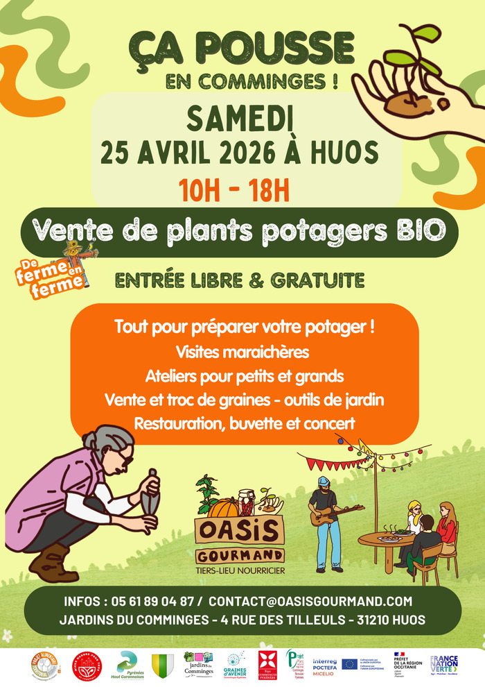 Ça pousse en Comminges ! Tiers-Lieu Oasis Gourmand Huos
