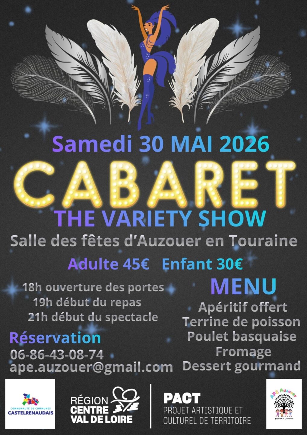 cabaret Auzouer-en-Touraine 2026-05-30