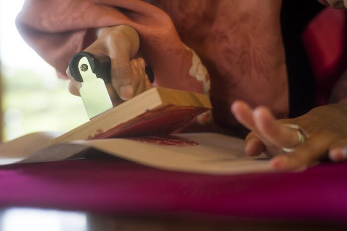 Café créatif : initiation à la linogravure, Bibliothèque Clôteaux-Bréquigny, Rennes