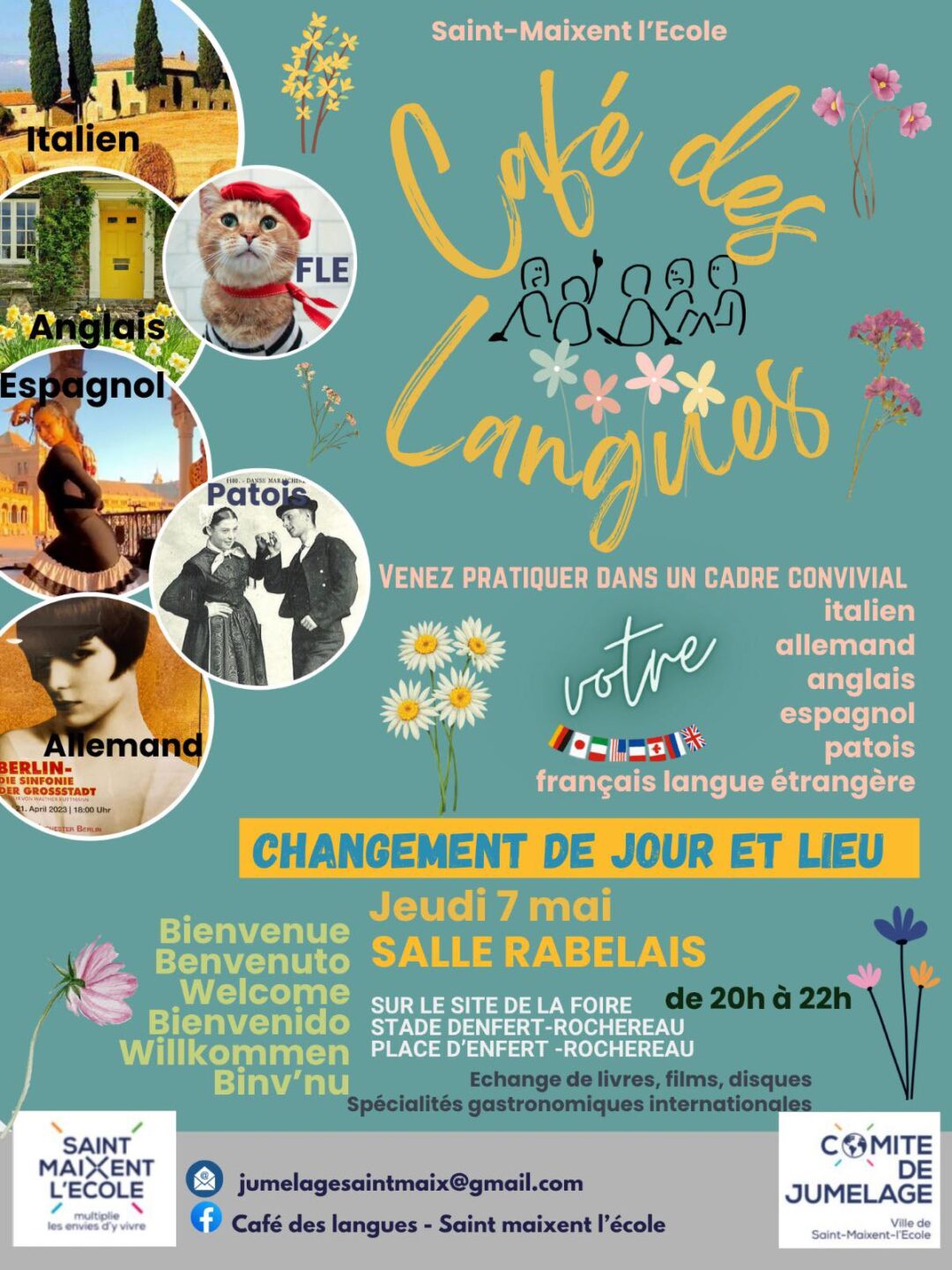 Café des Langues Salle Rabelais Saint-Maixent-l&rsquo;École