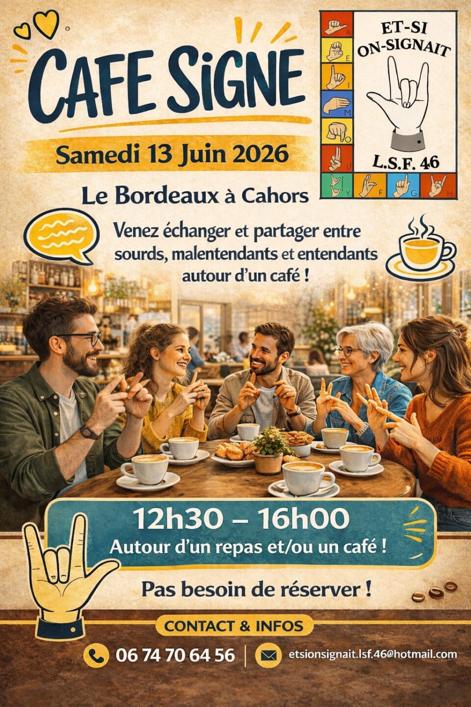 Café signe 15 Boulevard Léon Gambetta Cahors 2026-06-13
