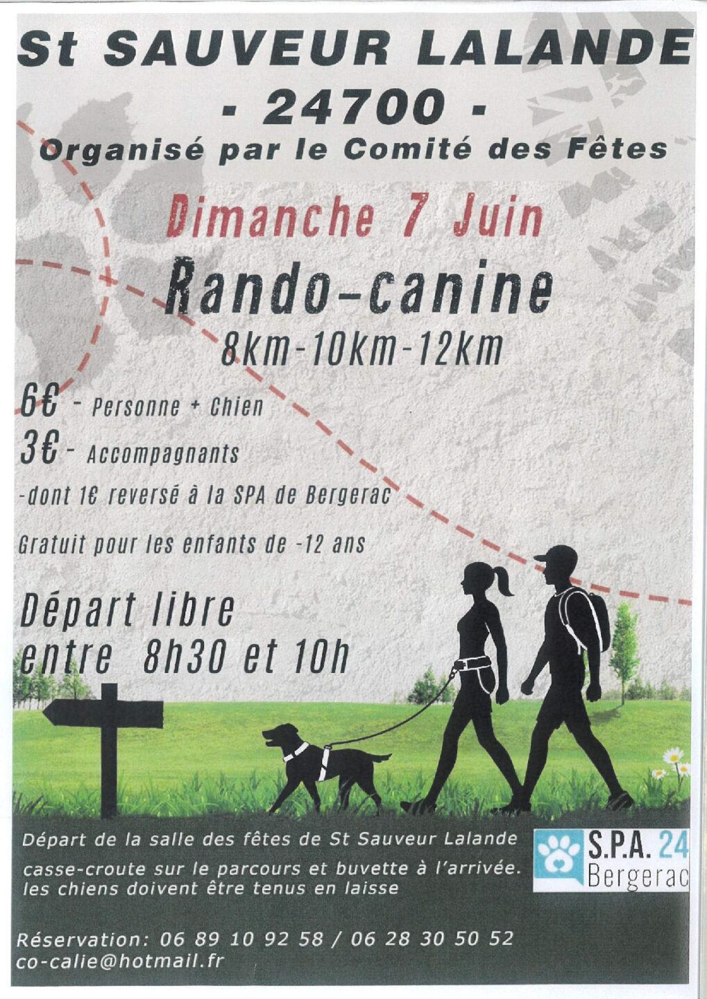 Cani rando  Saint-Sauveur-Lalande