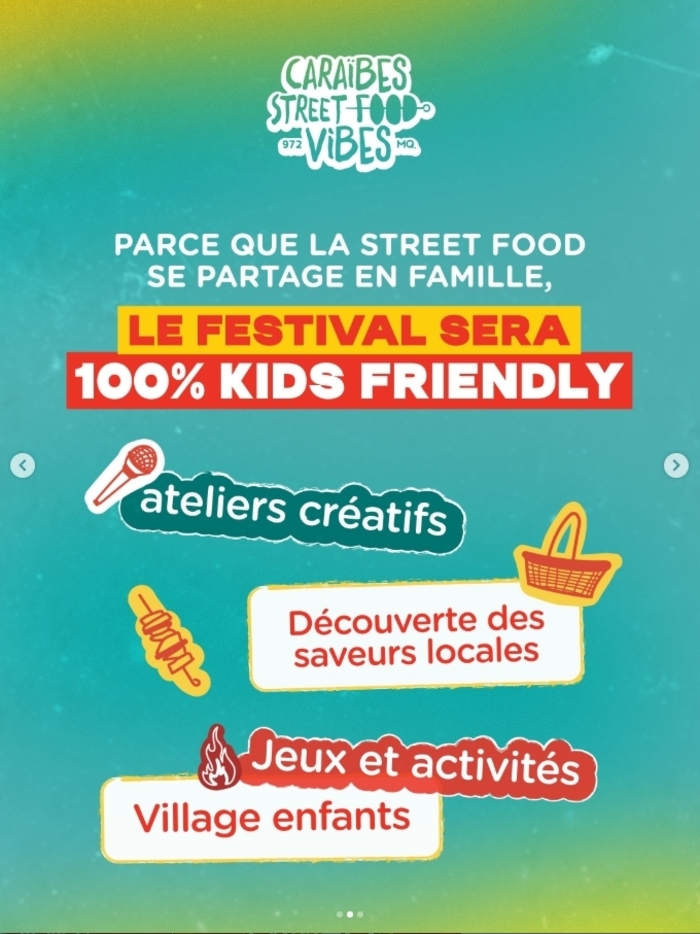 CARAÏBES STREET FOOD VIVBES 'FESTIVAL 100% KIDS FRIENDLY" Le ROBERT Le Robert