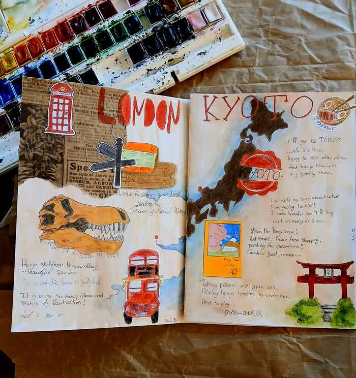 Carnet de nos voyages rêvés, Bibliothèque Parment, Rouen