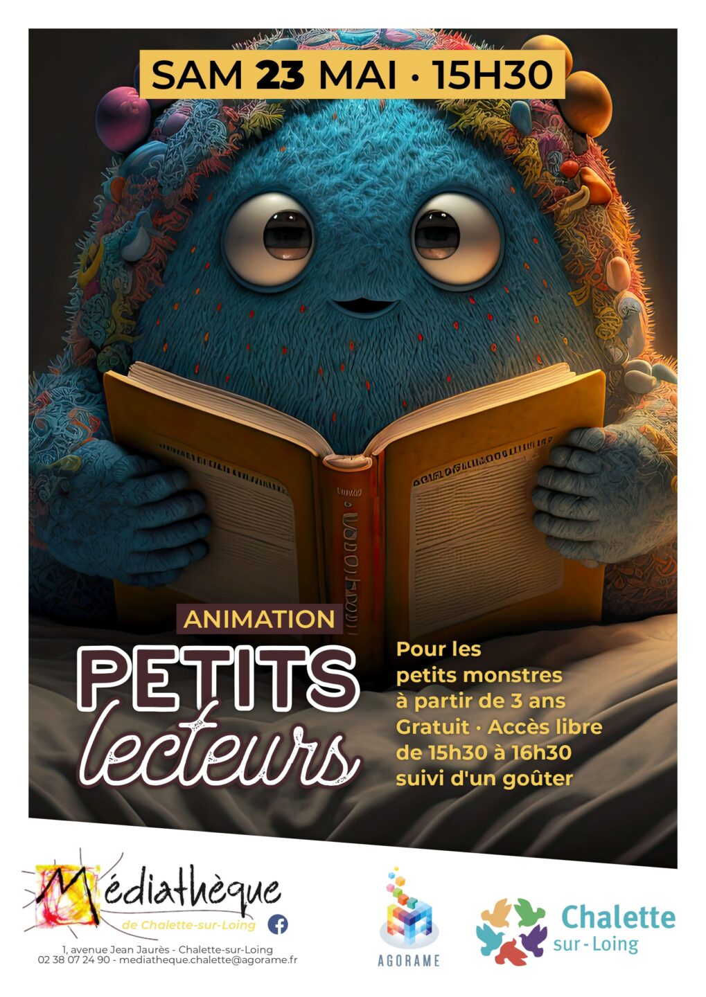 Chalette Petits lecteurs 1 Avenue Jean Jaurès Châlette-sur-Loing 2026-05-23
