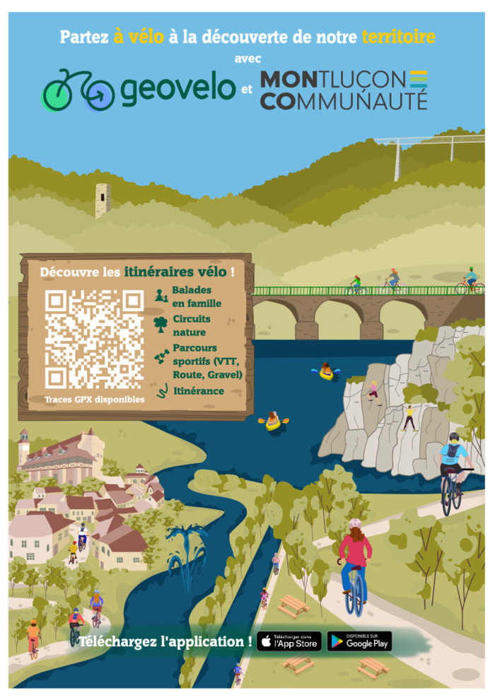 Challenge kilométrique Geovélo x Montluçon Communauté Montluçon Communauté Montluçon