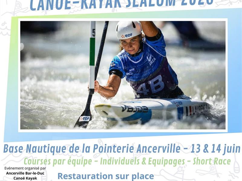 Championnat Grand-Est canöé-kayak slalom 2026 La Pointerie Ancerville