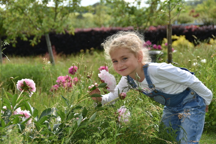 Chasse au trésor au milieu des fleurs, Les jardins Fruitiers de Laquenexy, Laquenexy